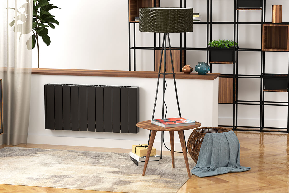 Rointe Belize - Wi-Fi Electric Radiator, Black -Mycabin.ie