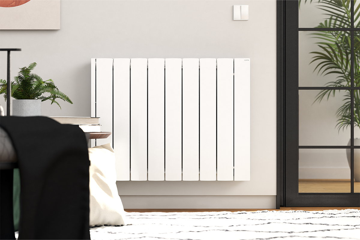 Rointe Belize - BRIW1200RAD3 Wi-Fi Electric Radiator, White, 1200W, 8 Elements Rointe Belize - BRIW1200RAD3 Wi-Fi Electric Radiator, White, 1200W, 8 Elements -Mycabin.ie