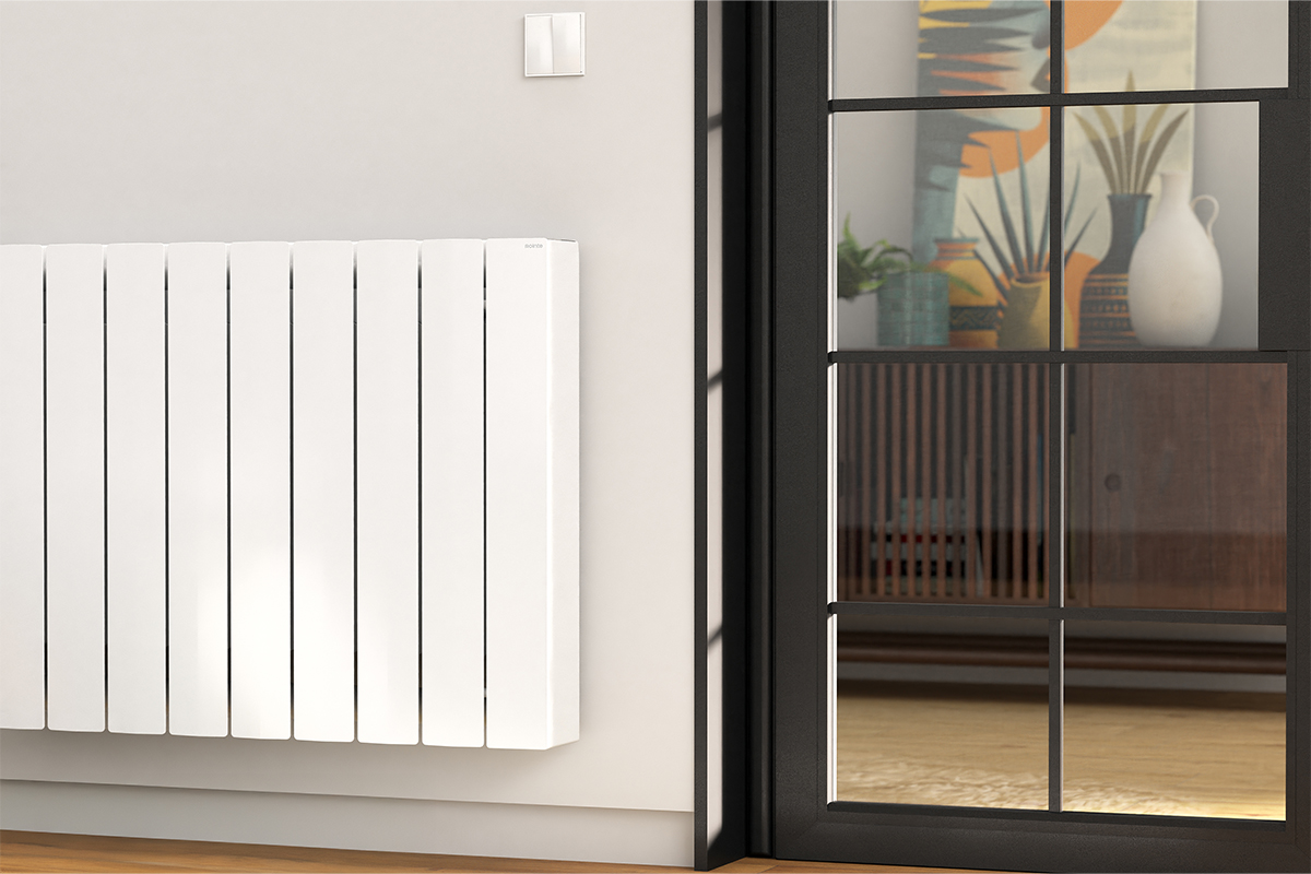 Rointe Belize - BRIW1200RAD3 Wi-Fi Electric Radiator, White, 1200W, 8 Elements Rointe Belize - BRIW1200RAD3 Wi-Fi Electric Radiator, White, 1200W, 8 Elements -Mycabin.ie