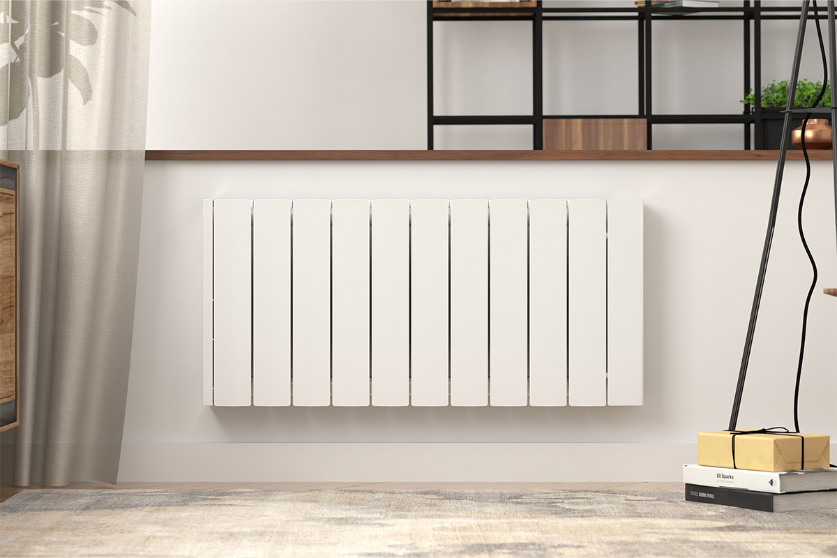 Rointe Belize - BRIW1200RAD3 Wi-Fi Electric Radiator, White, 1200W, 8 Elements Rointe Belize - BRIW1200RAD3 Wi-Fi Electric Radiator, White, 1200W, 8 Elements -Mycabin.ie
