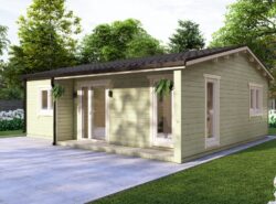 Residential Barn Style Two Bedroom H Log Cabin -Mycabin.ie