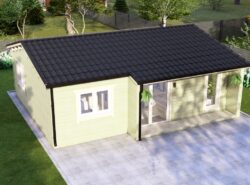 Residential Barn Style Two Bedroom H Log Cabin -Mycabin.ie