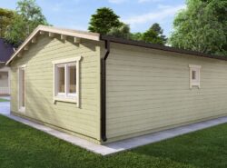 Residential Barn Style Two Bedroom H Log Cabin -Mycabin.ie