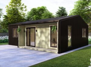 Residential Barn Style Two Bedroom H Log Cabin -Mycabin.ie