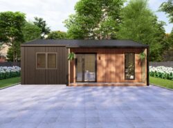 Residential Barn Style Two Bedroom H Log Cabin -Mycabin.ie