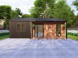 Residential Barn Style Two Bedroom H Log Cabin -Mycabin.ie
