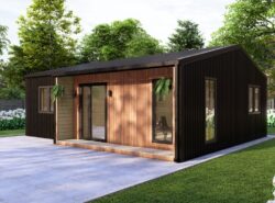 Residential Barn Style Two Bedroom H Log Cabin -Mycabin.ie