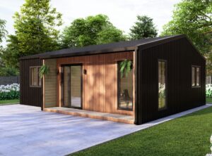 Residential Barn Style Two Bedroom H Log Cabin -Mycabin.ie