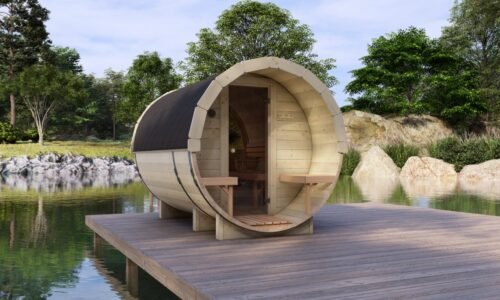 Barrel sauna S