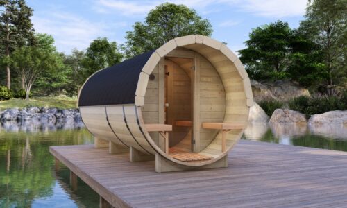 Barrel sauna L