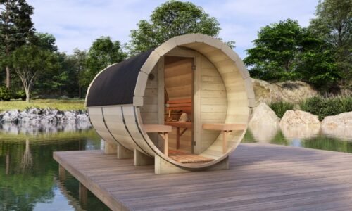 Barrel Sauna 300 (19) Barrel sauna M